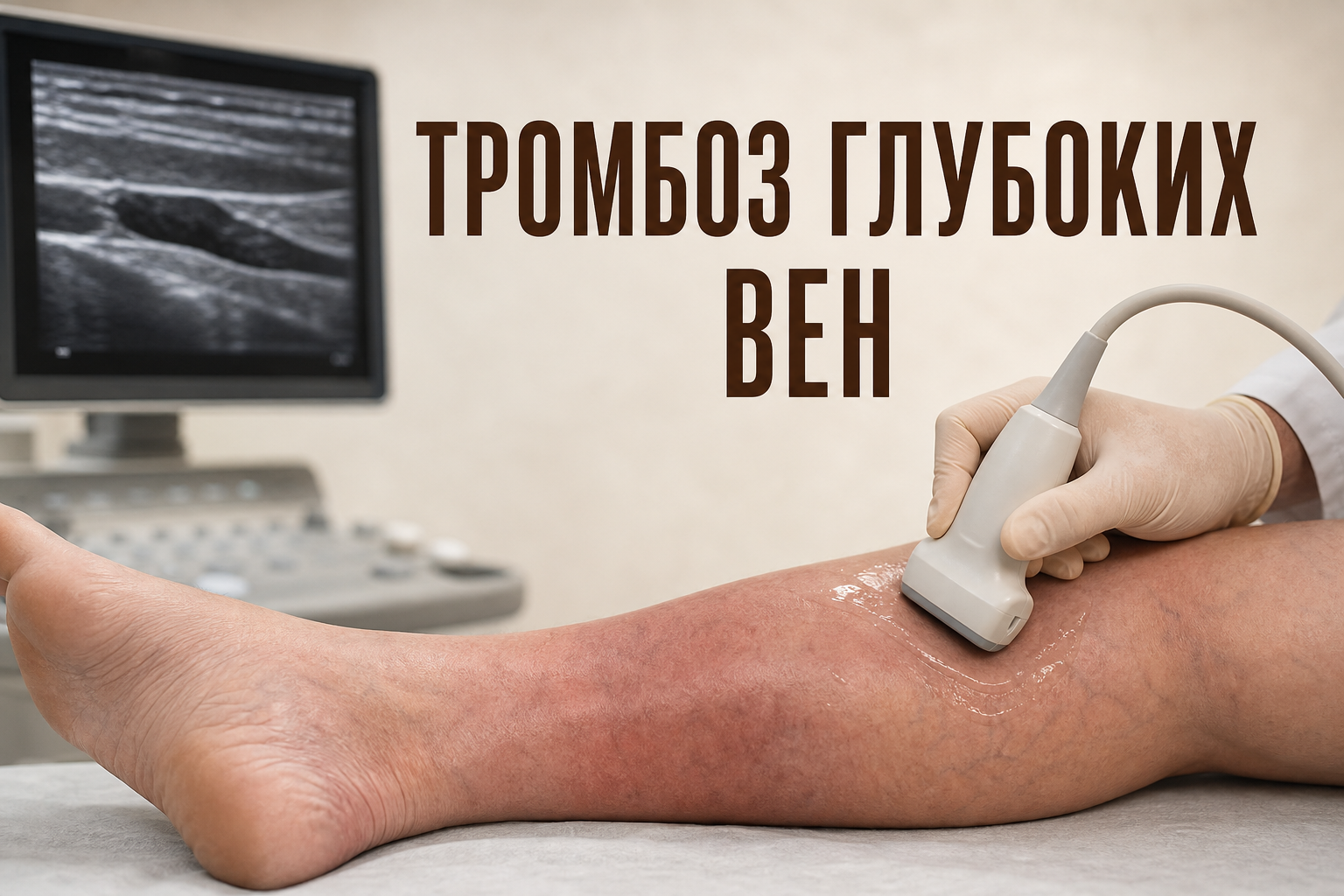 Проявления и симптомы тромбоза глубоких вен