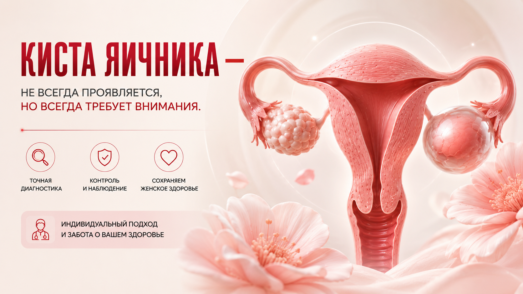Киста яичника — симптомы, диагностика и лечение в Хабаровске