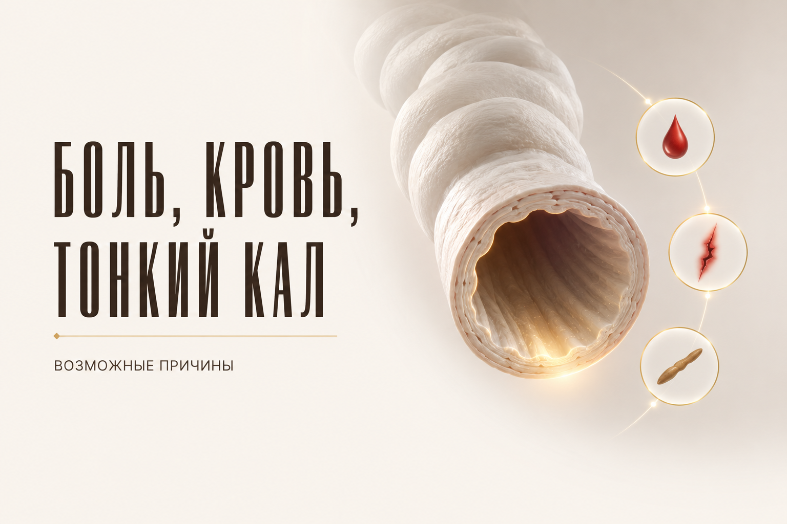 Больно ходить в туалет и кал стал тонким: возможные причины