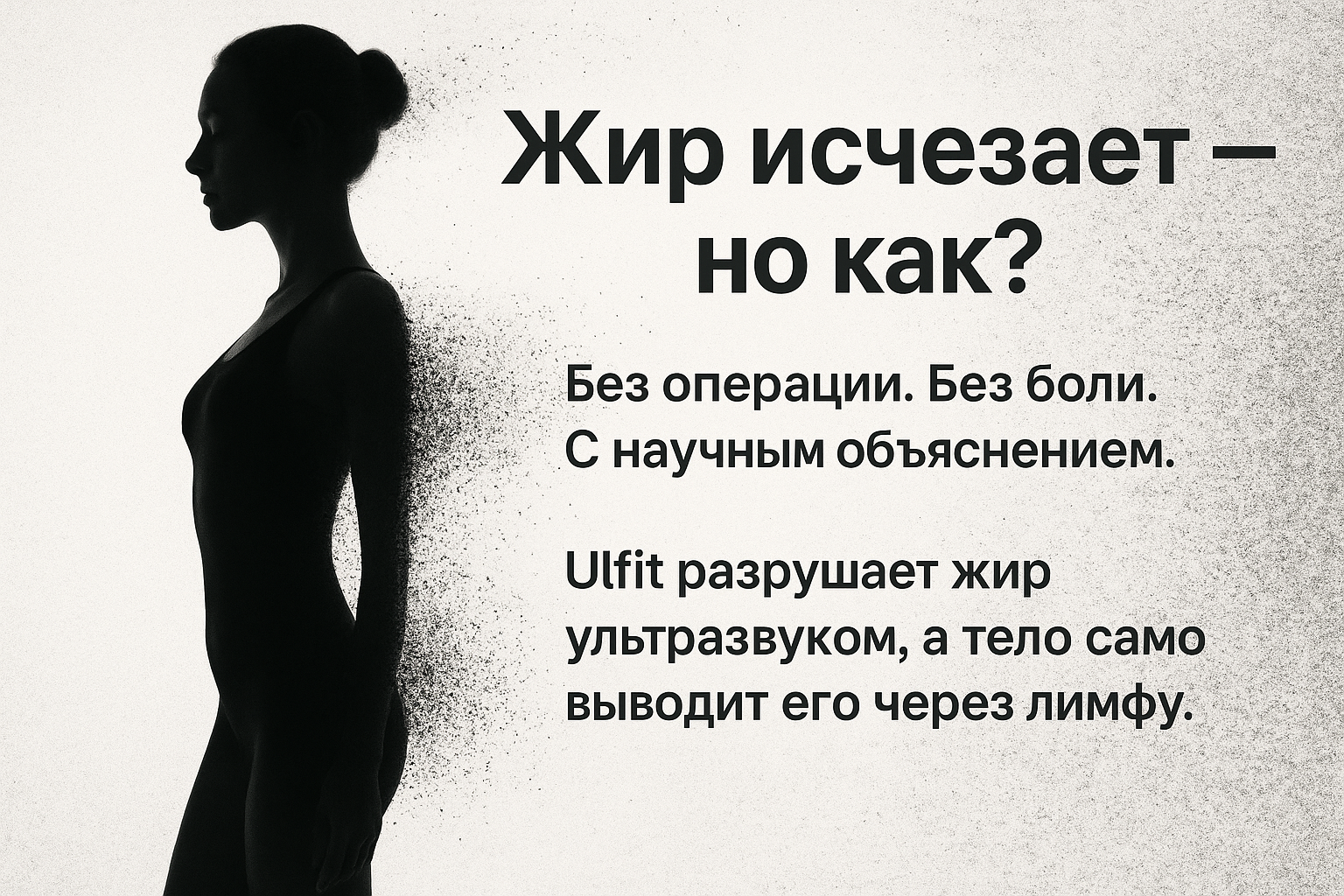 Принцип работы аппарата Ulfit при ультразвуковой липосакции