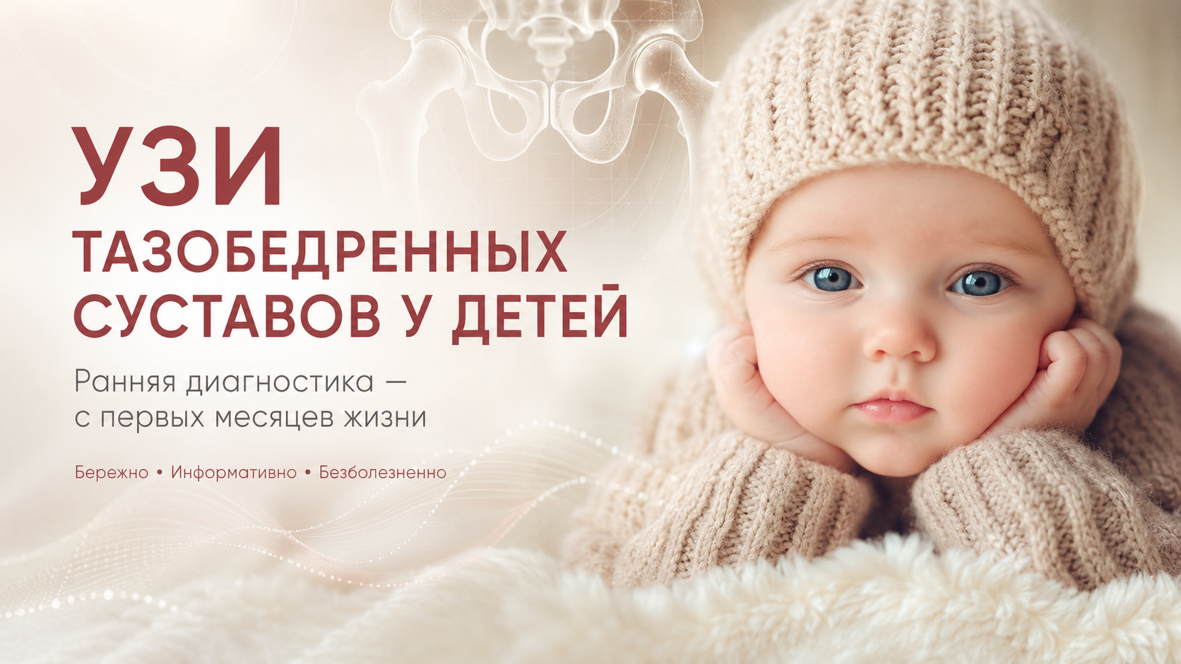 Подробное УЗИ тазобедренных суставов у детей
