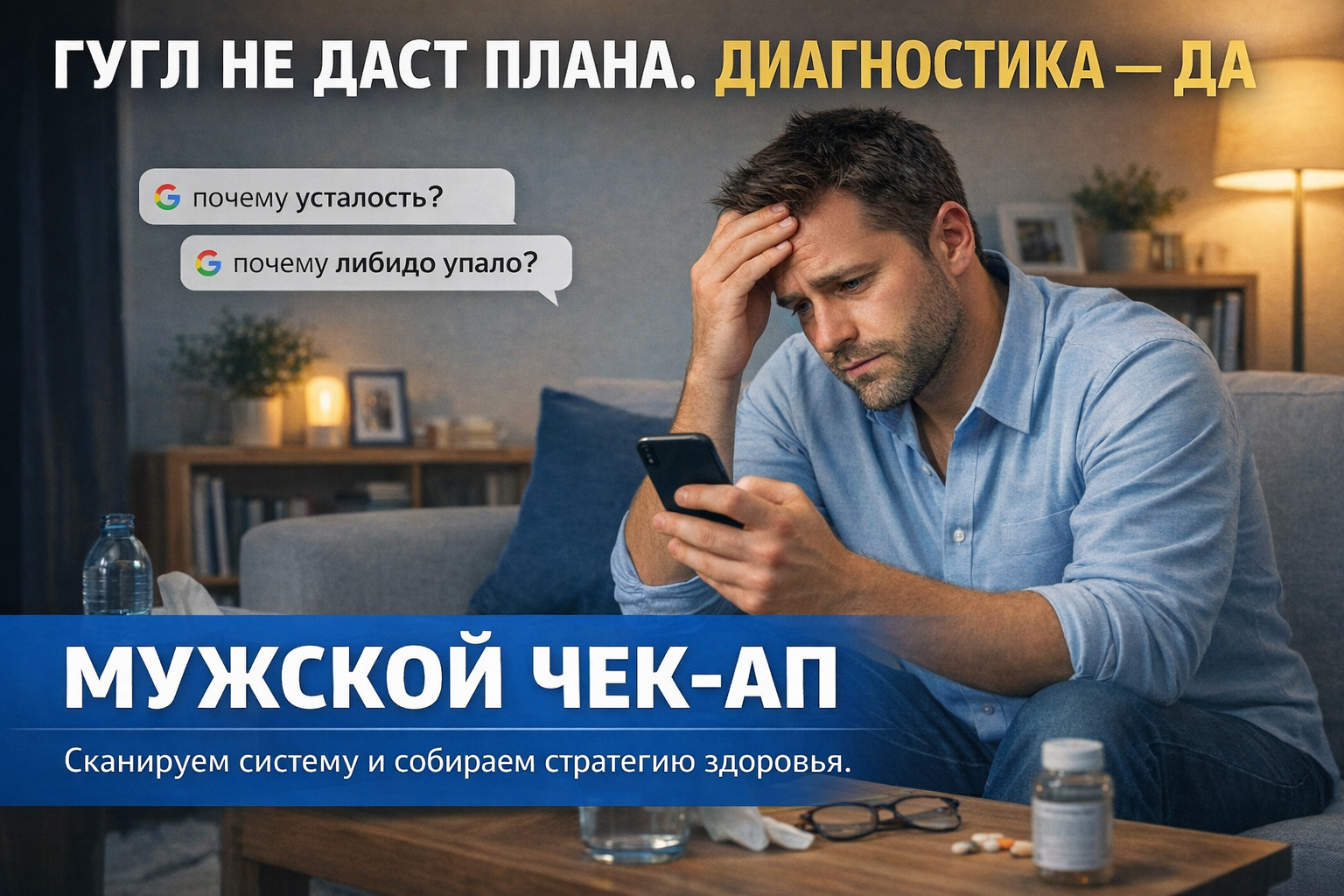 Мужской чек-ап в Хабаровске в клинике Нефертити