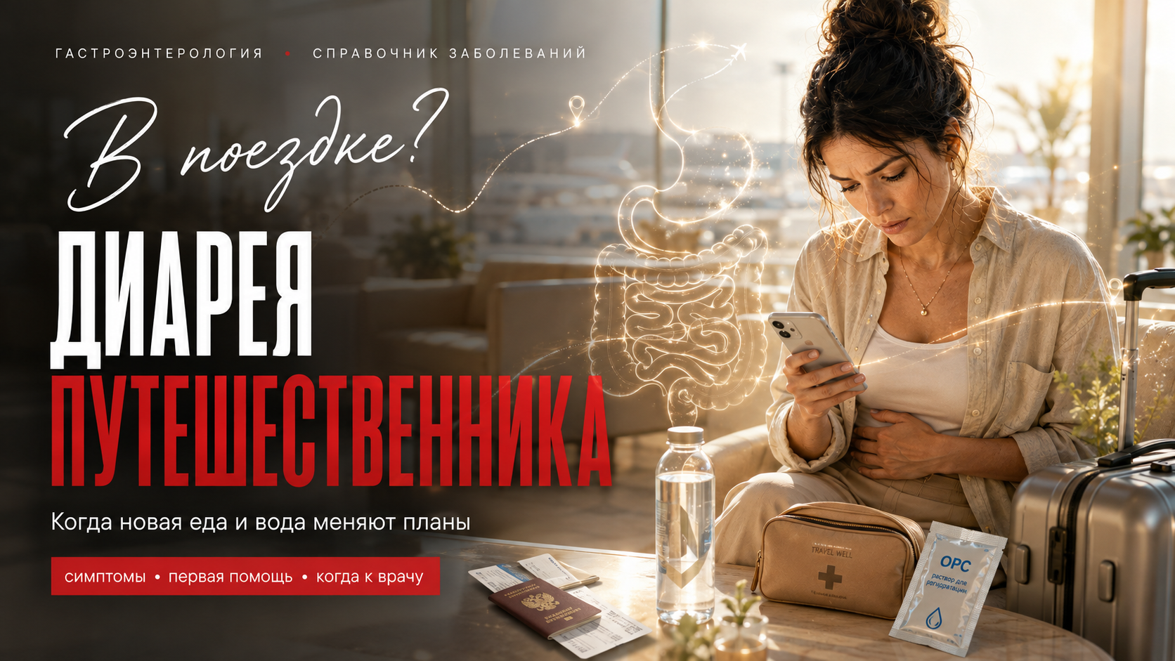 Диарея путешественника: почему возникает, сколько длится, что делать в поездке и когда нужен врач. Приём гастроэнтеролога в клинике «Нефертити», Хабаровск.