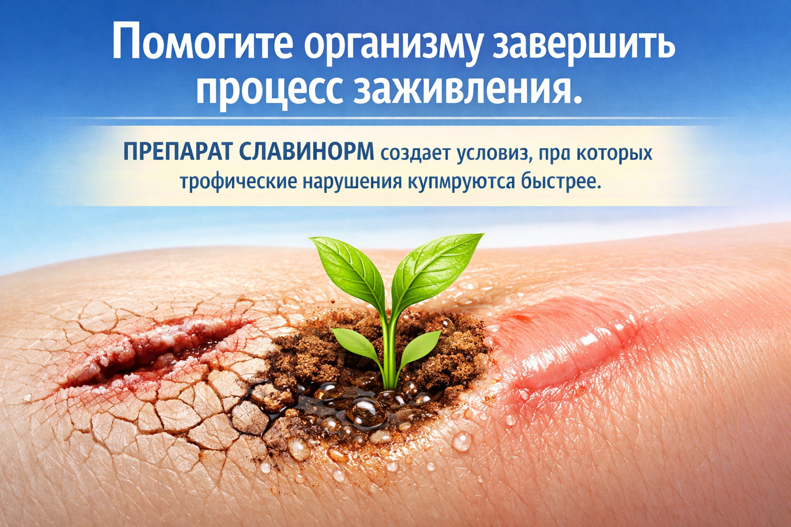 Славинорм при боли в икрах и плохом заживлении ран стоп в Хабаровске — клиника Нефертити