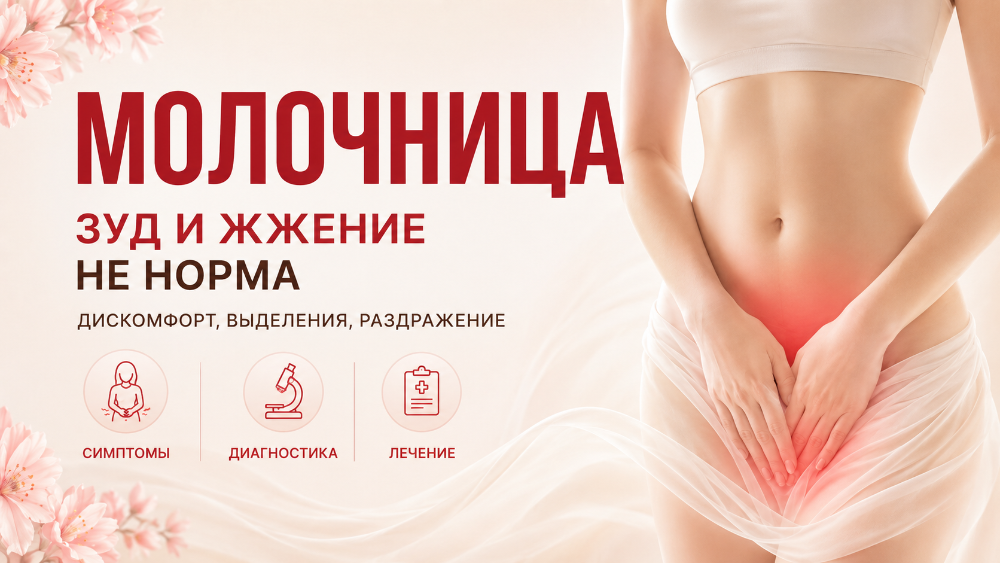 Молочница у женщин — симптомы, диагностика и лечение в Хабаровске