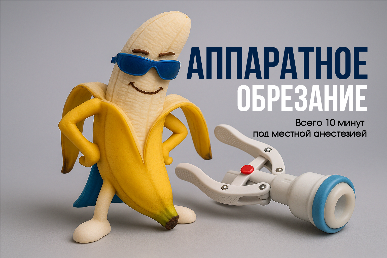 Аппаратное обрезание анастоматом в Хабаровске клиника Нефертити