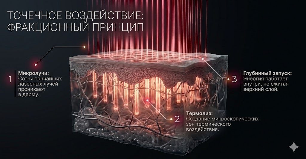 Технология фракционного фототермолиза ResurFX M22 в клинике Нефертити Хабаровск