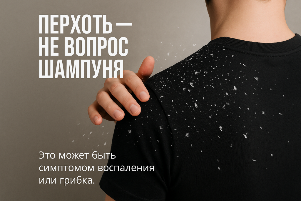 Перхоть может быть проявлением себорейного дерматита или грибка кожи головы. В клинике «Нефертити» (Хабаровск) проводится диагностика и лечение воспалений кожи головы.