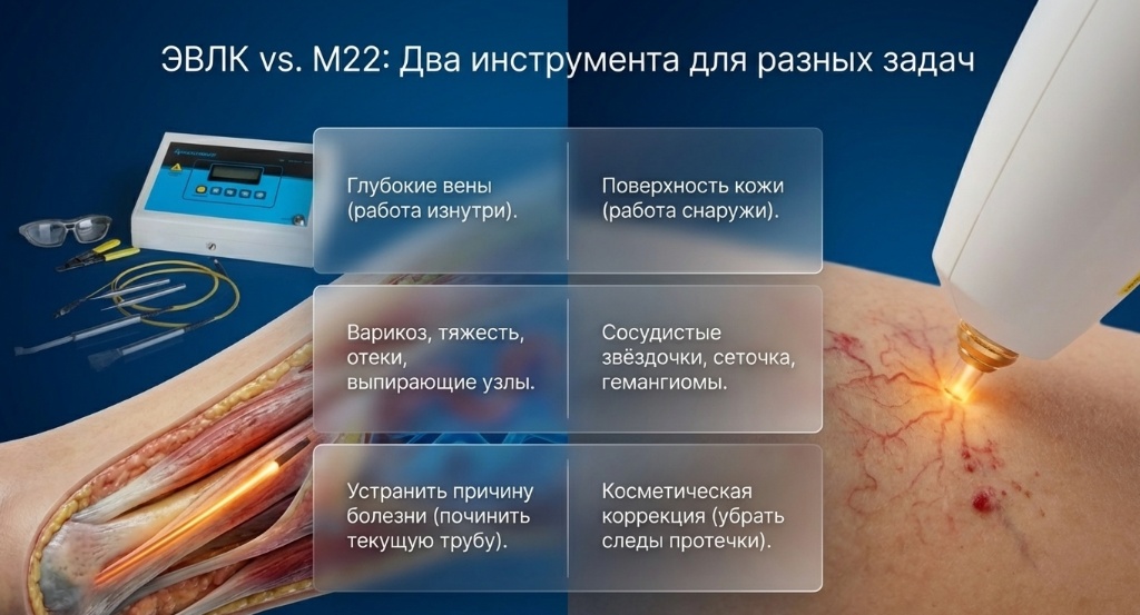 M22 Nd YAG для сосудистых звездочек и поверхностных сосудов в Хабаровске