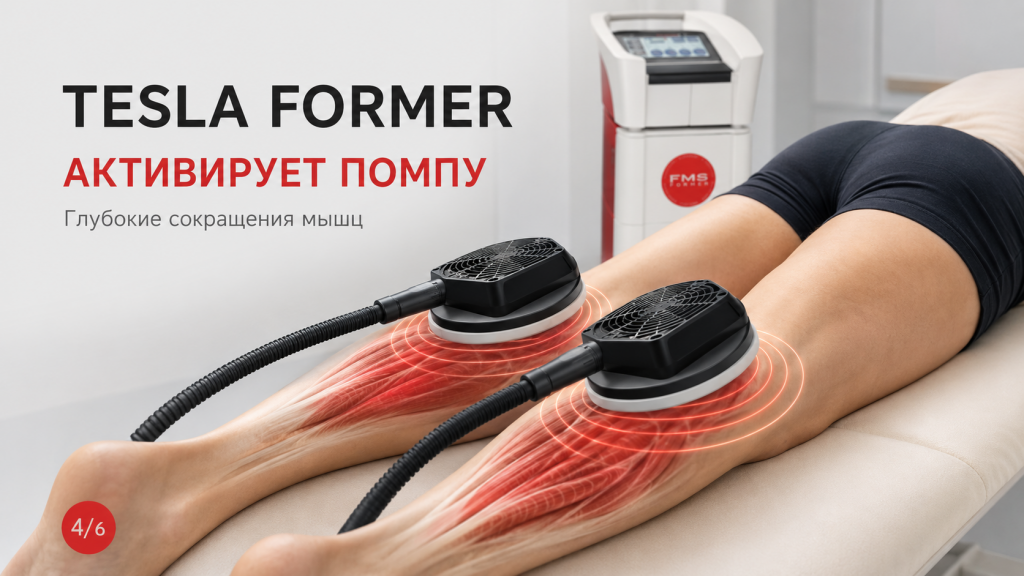 Лечение лимфостаза и отёков ног на аппарате Tesla Former в Хабаровске