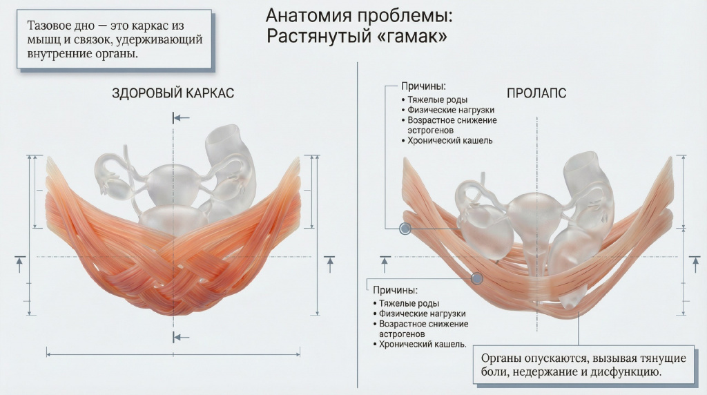 УЗИ тазового дна — визуализация пролапса органов в Хабаровске