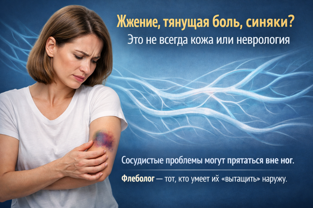 Лечение варикоза и сосудистых звёздочек у флеболога в Хабаровске, клиника «Нефертити»